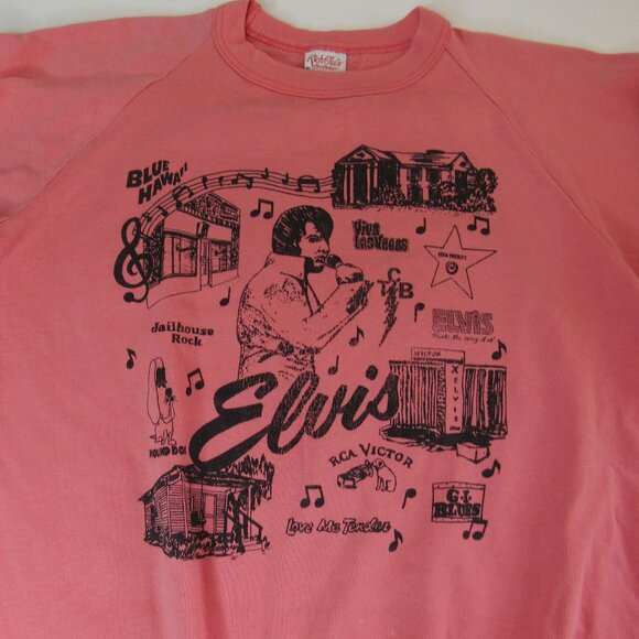 Vintage Rich Tee’s Sportswear by Jennifer Dawn INC. Elvis Graphic Sweatshirt - Picture 3 of 8
